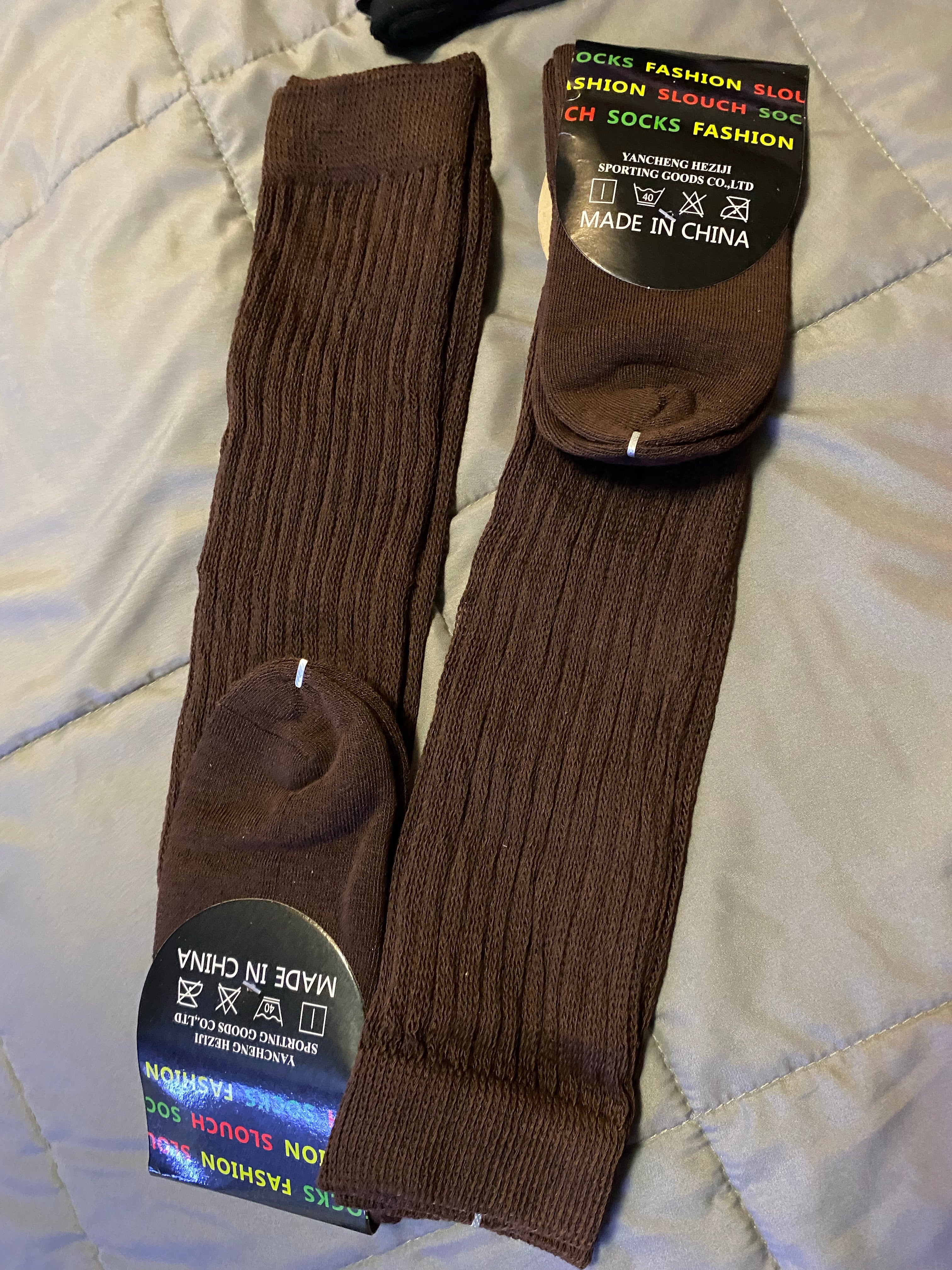 Long slouch socks