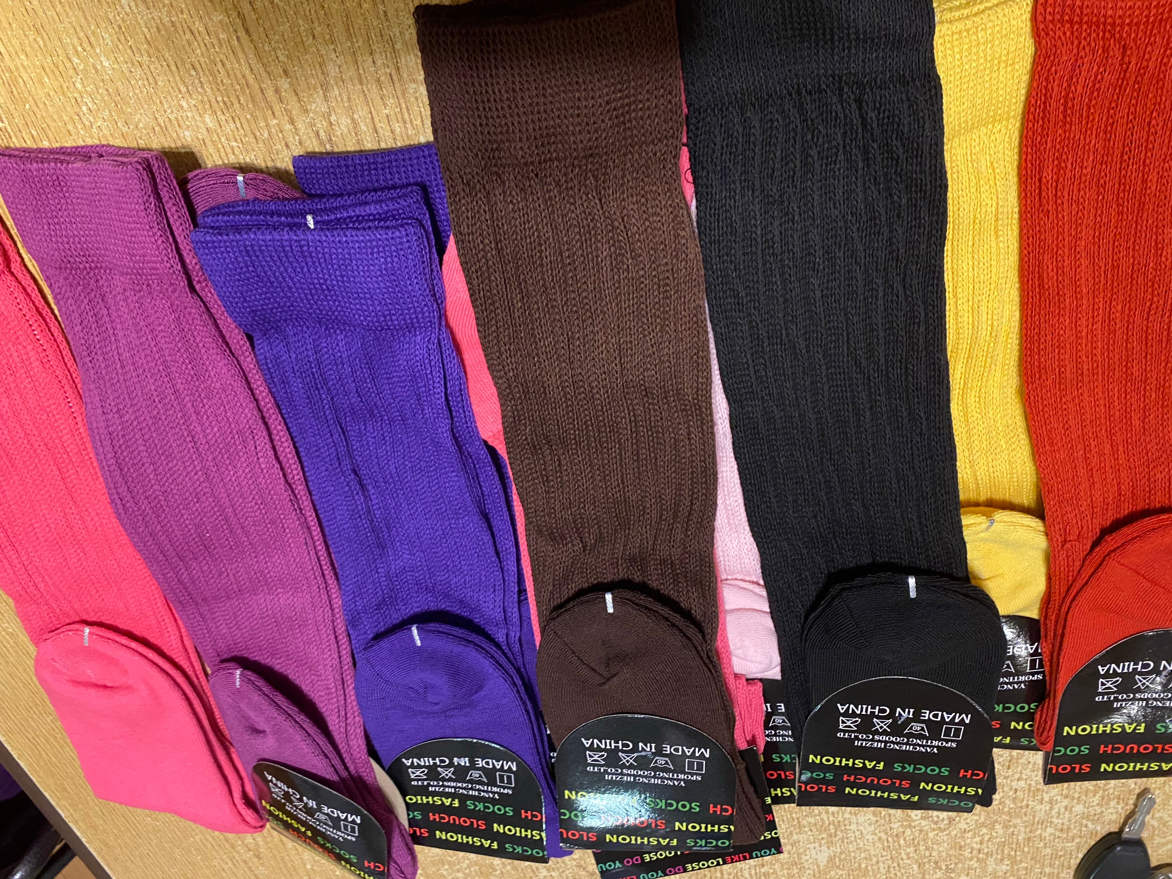 Long slouch socks