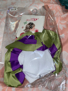 Two color big tutu socks