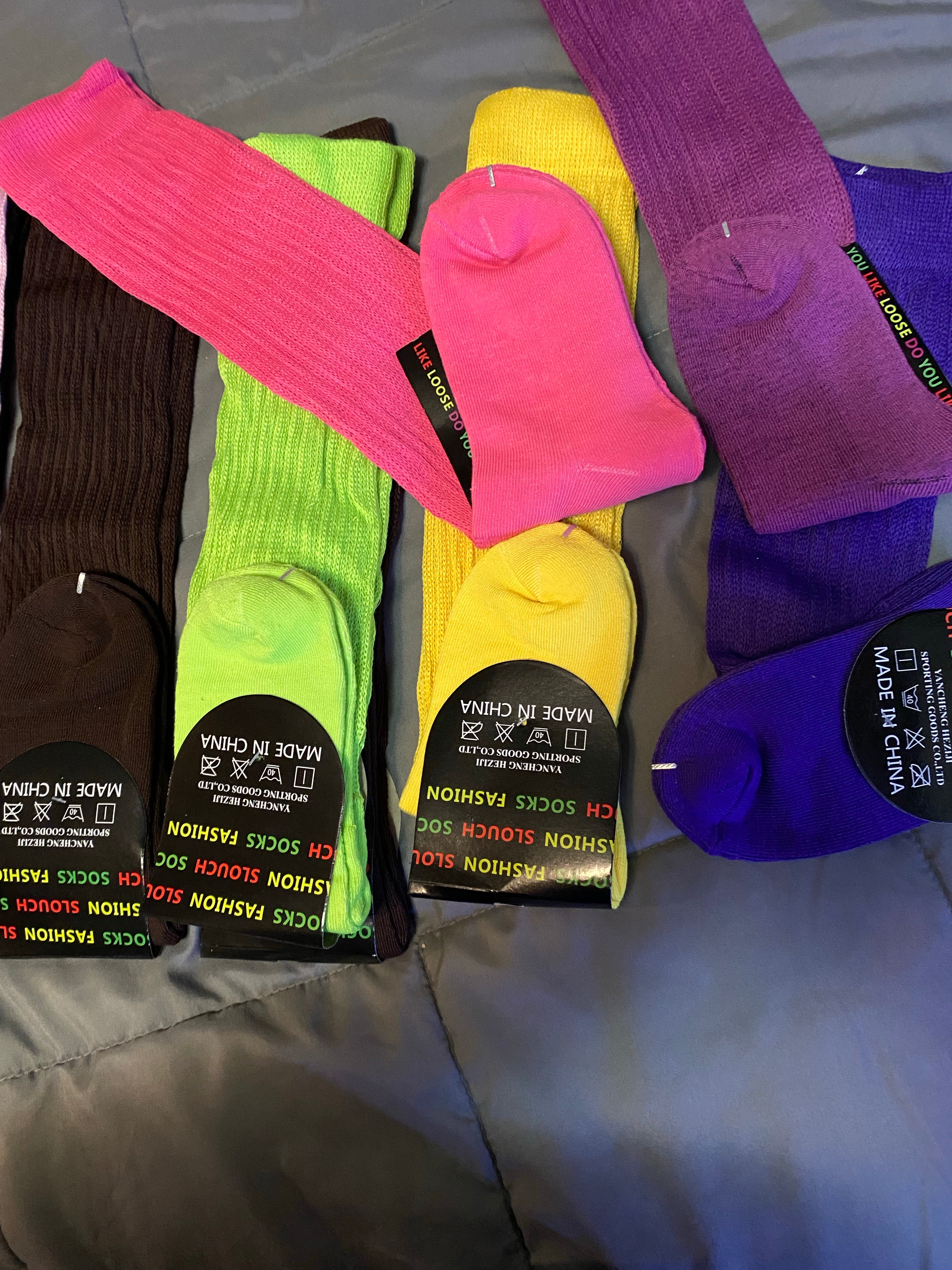Long slouch socks