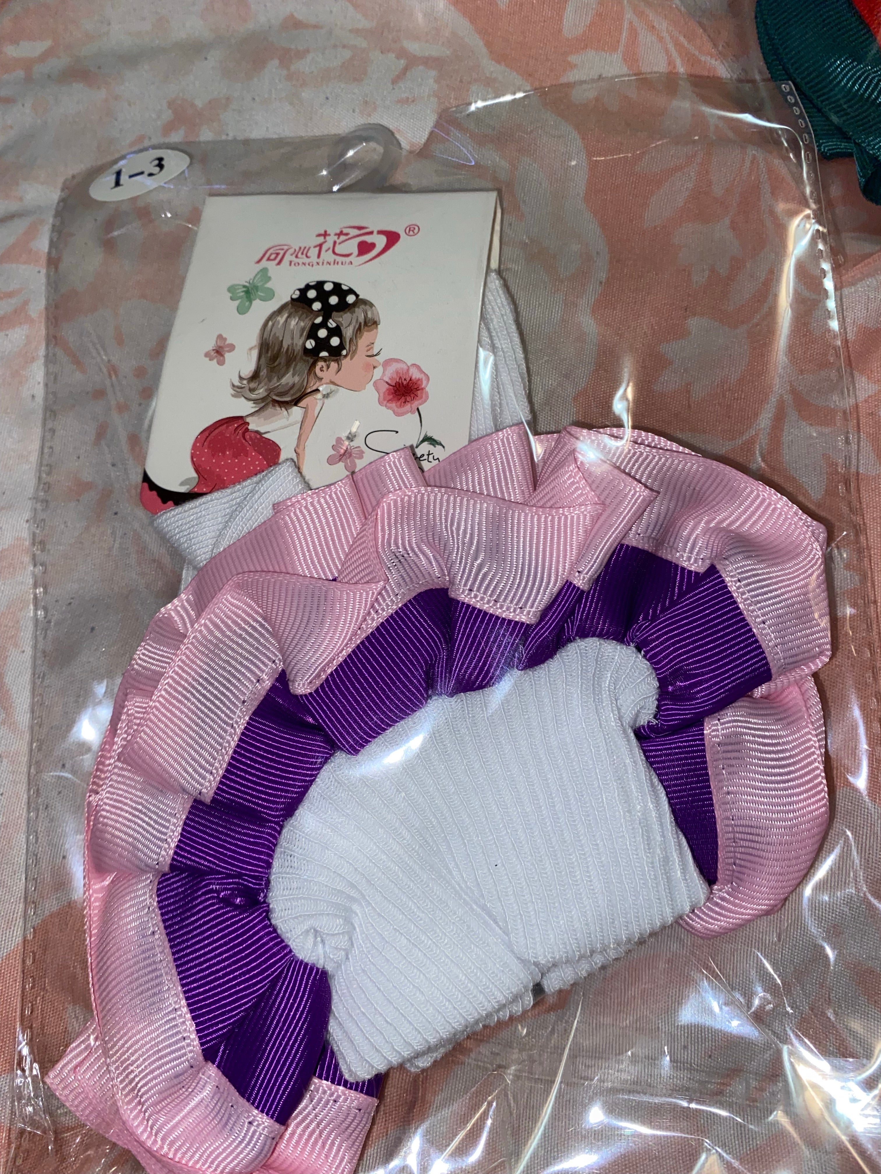 Two color big tutu socks