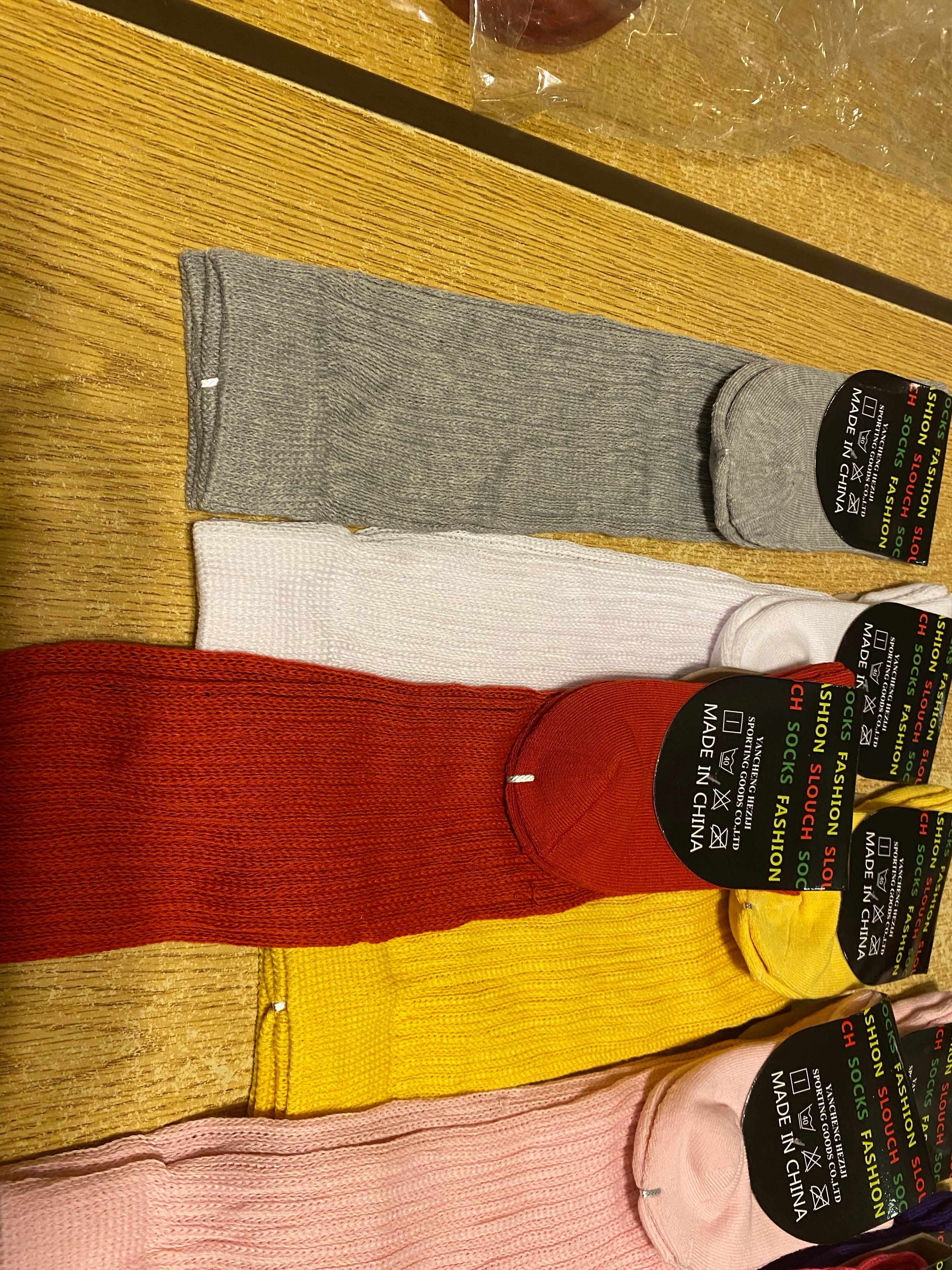 Long slouch socks