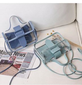 Transparent hand bag