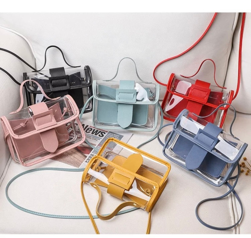 Transparent hand bag