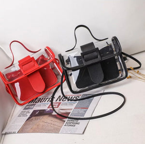 Transparent hand bag