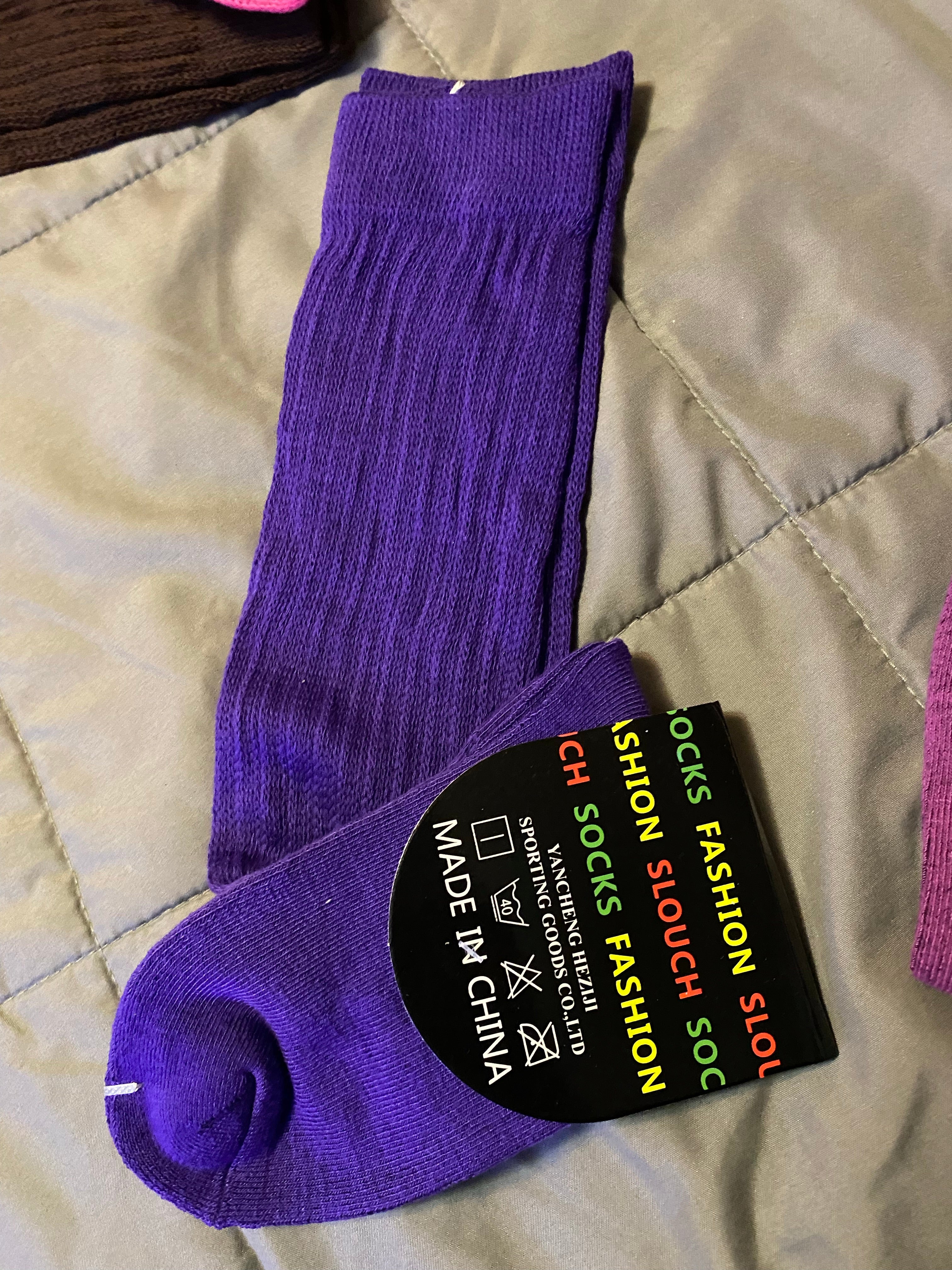 Long slouch socks