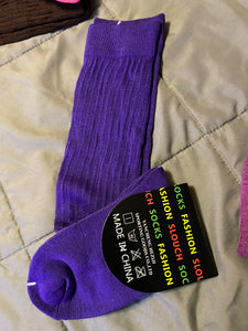 Long slouch socks