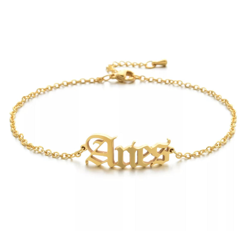 High Quality Zodiac Anklets